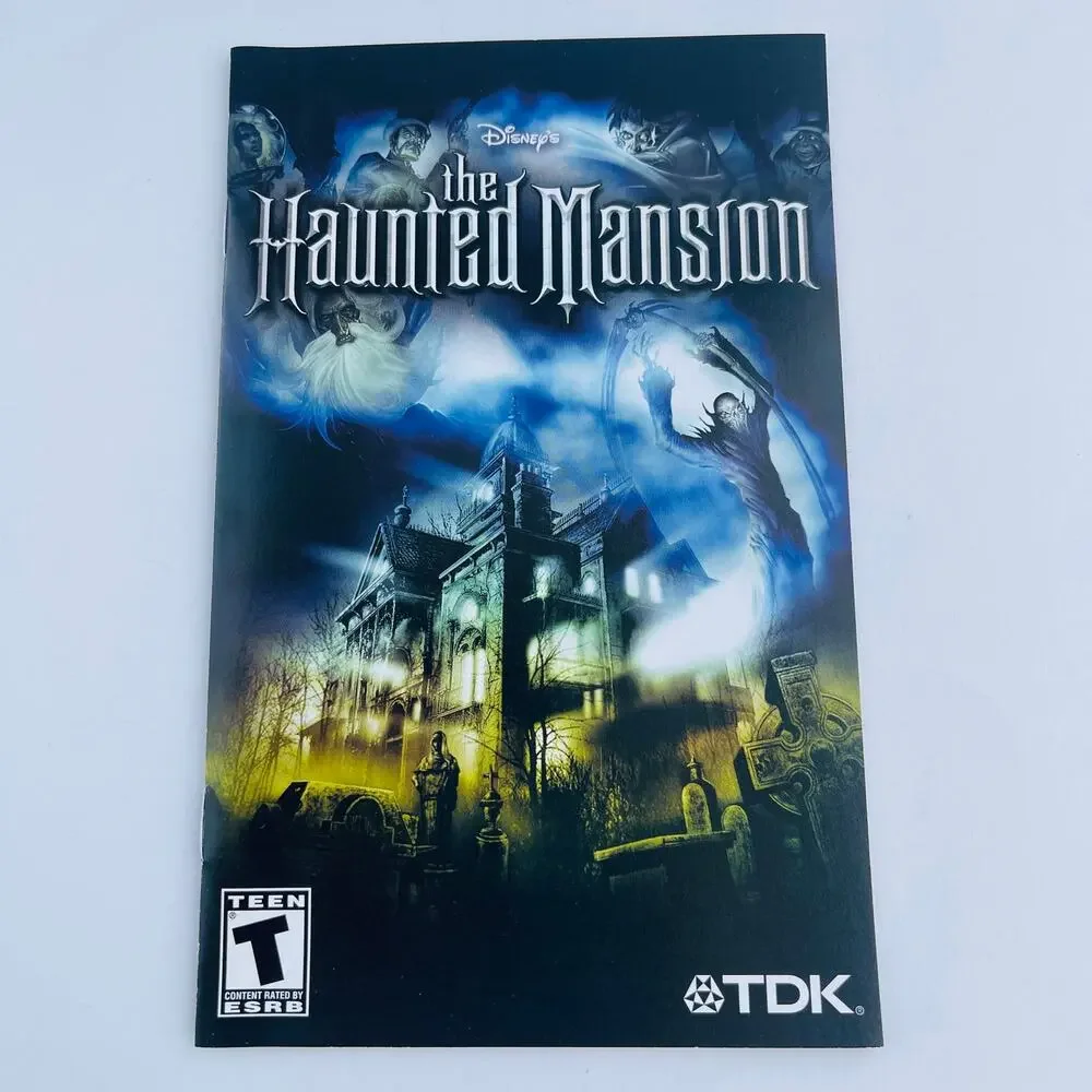Disney's The Haunted Mansion Sony PlayStation 2 PS2 2003 CIB + Registration Teen